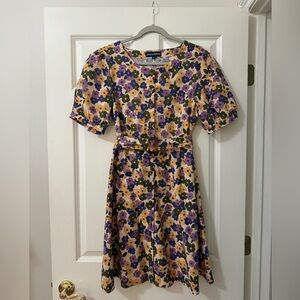 Princess Highway Floral Belted Dress